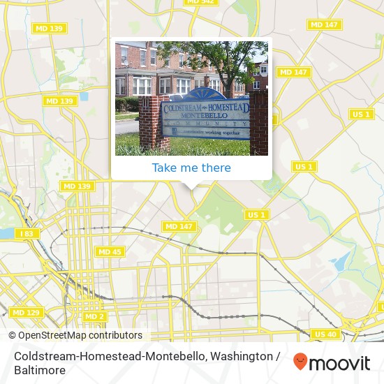 Coldstream-Homestead-Montebello map