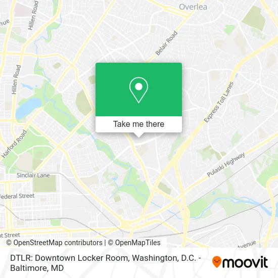 DTLR: Downtown Locker Room map