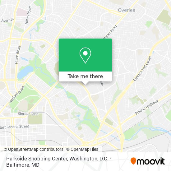 Parkside Shopping Center map
