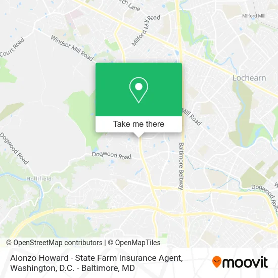 Alonzo Howard - State Farm Insurance Agent map