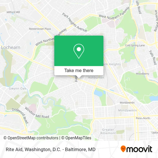 Rite Aid map