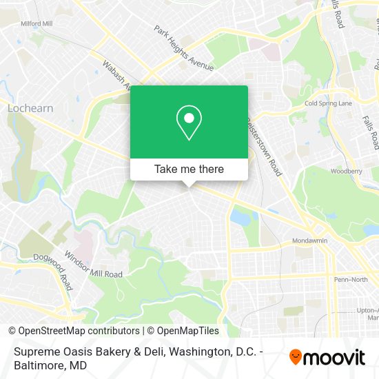 Supreme Oasis Bakery & Deli map