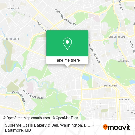 Supreme Oasis Bakery & Deli map