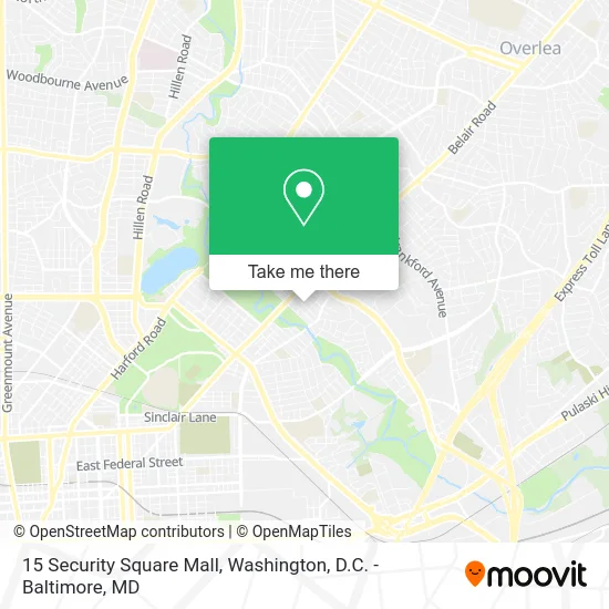 15 Security Square Mall map