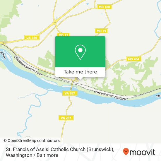 St. Francis of Assisi Catholic Church (Brunswick) map
