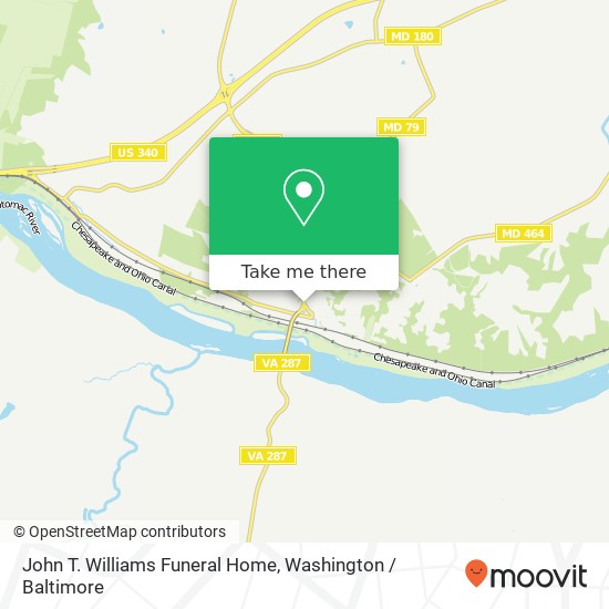 John T. Williams Funeral Home map