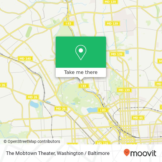 Mapa de The Mobtown Theater