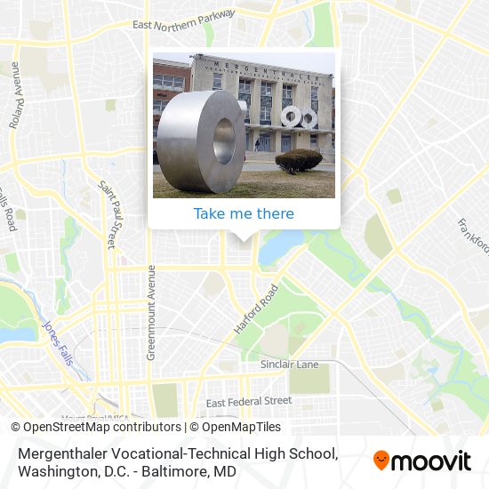 Mapa de Mergenthaler Vocational-Technical High School