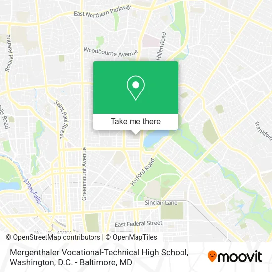 Mergenthaler Vocational-Technical High School map