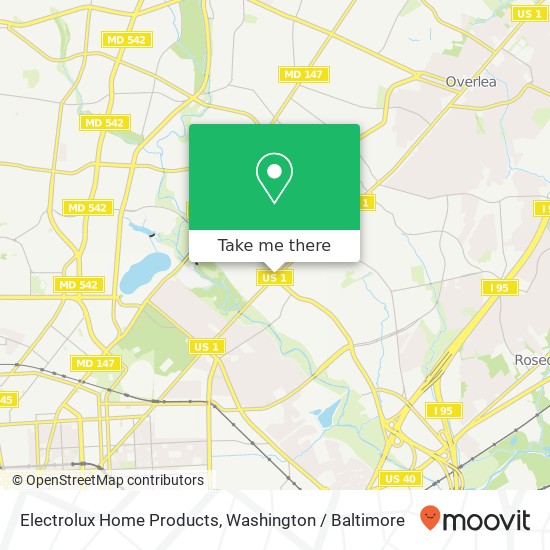 Mapa de Electrolux Home Products