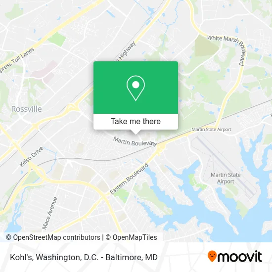 Kohl's map