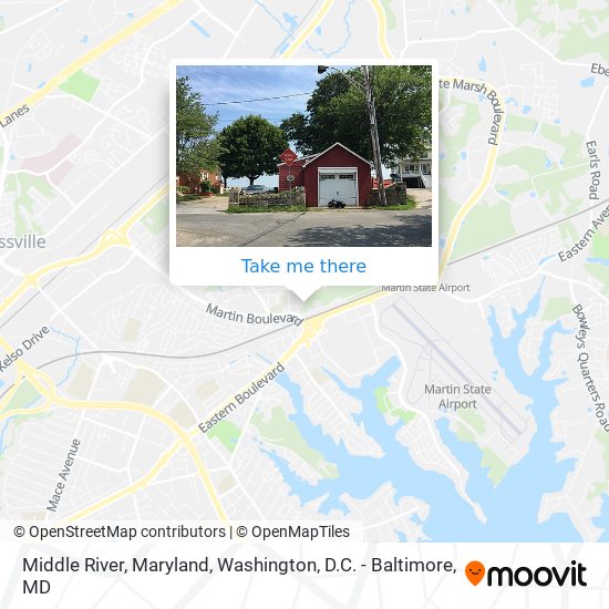 Mapa de Middle River, Maryland
