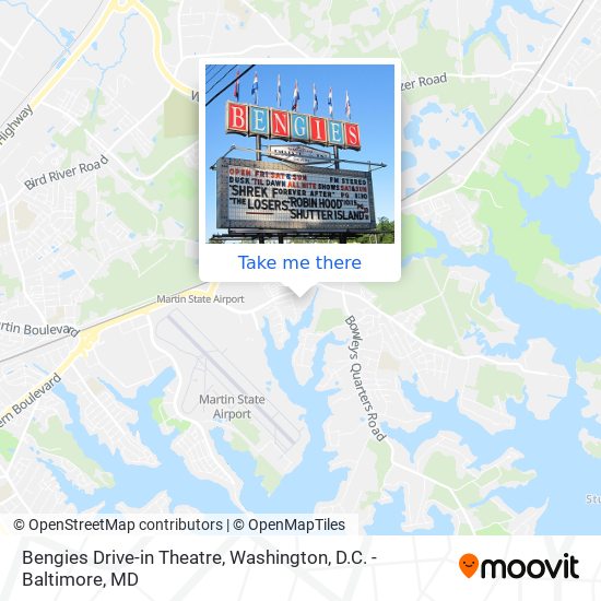 Bengies Drive-in Theatre map