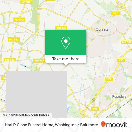 Mapa de Hari P Close Funeral Home