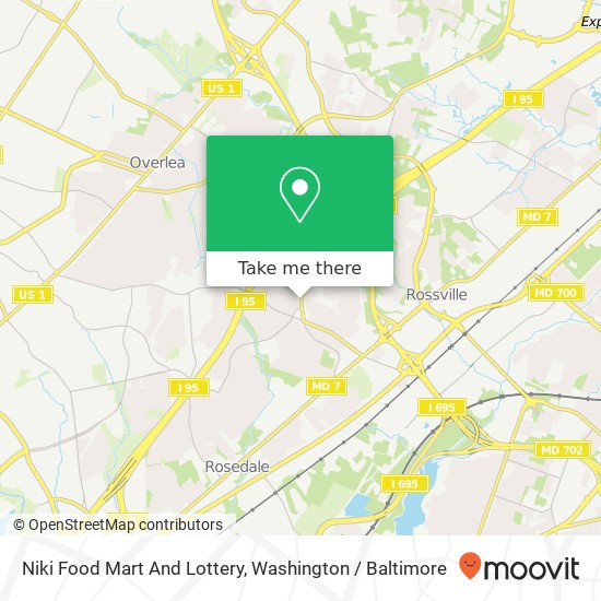 Niki Food Mart And Lottery map