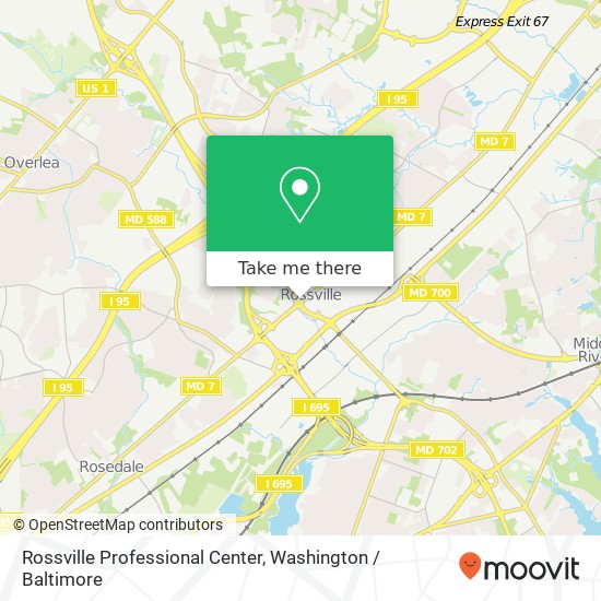 Mapa de Rossville Professional Center