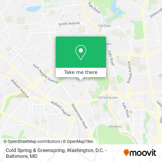 Mapa de Cold Spring & Greenspring