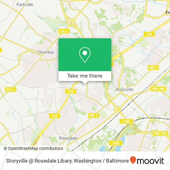 Storyville @ Rosedale Libary map