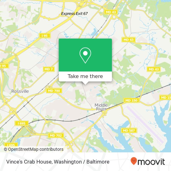 Mapa de Vince's Crab House