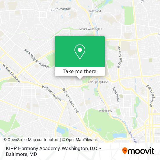 Mapa de KIPP Harmony Academy