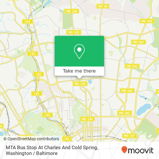 MTA Bus Stop At Charles And Cold Spring map