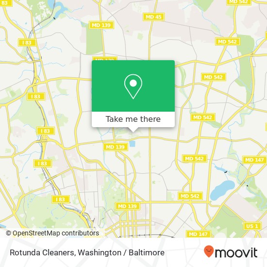 Rotunda Cleaners map