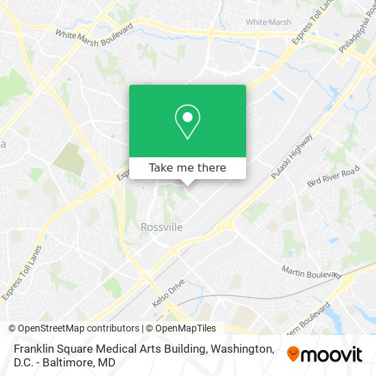 Franklin Square Medical Arts Building map