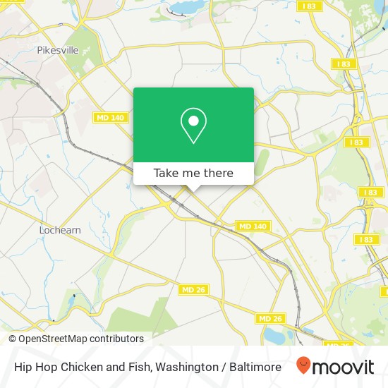 Hip Hop Chicken and Fish map