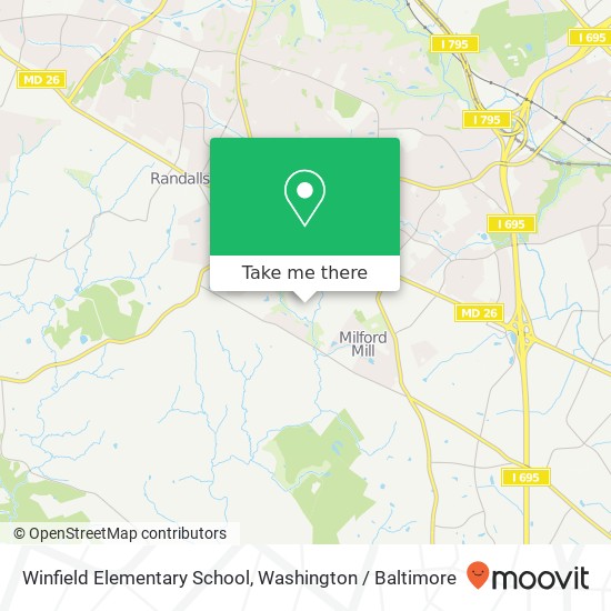 Mapa de Winfield Elementary School