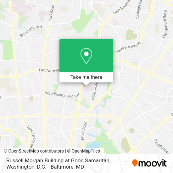 Russell Morgan Building at Good Samaritan map