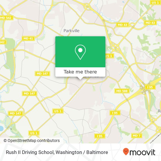 Rush II Driving School map