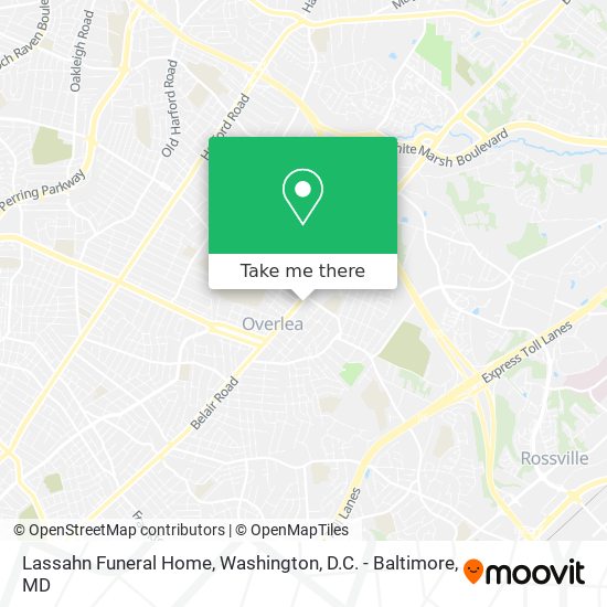 Mapa de Lassahn Funeral Home
