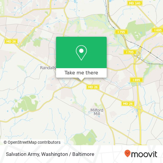 Salvation Army map