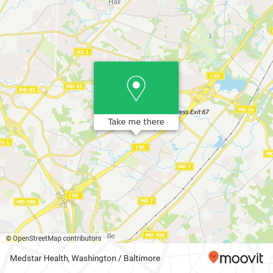 Medstar Health map