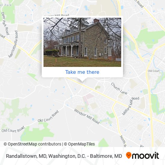 Mapa de Randallstown, MD