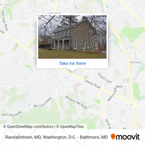 Randallstown, MD map