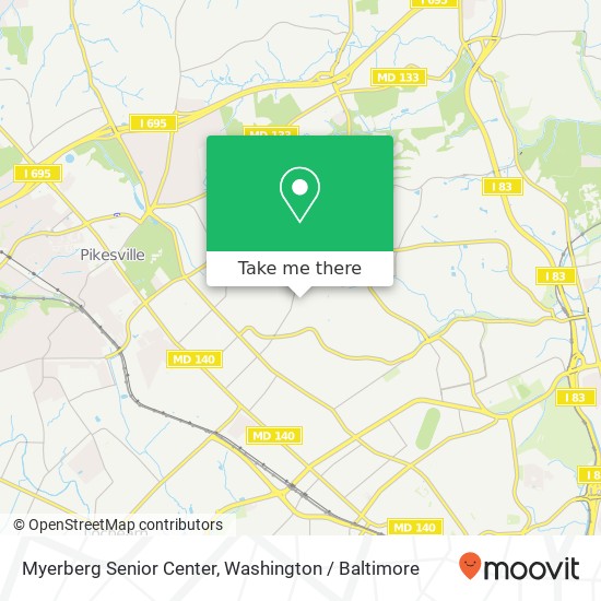 Mapa de Myerberg Senior Center