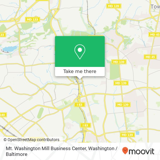 Mt. Washington Mill Business Center map