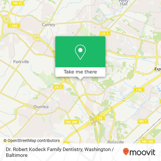 Mapa de Dr. Robert Kodeck Family Dentistry