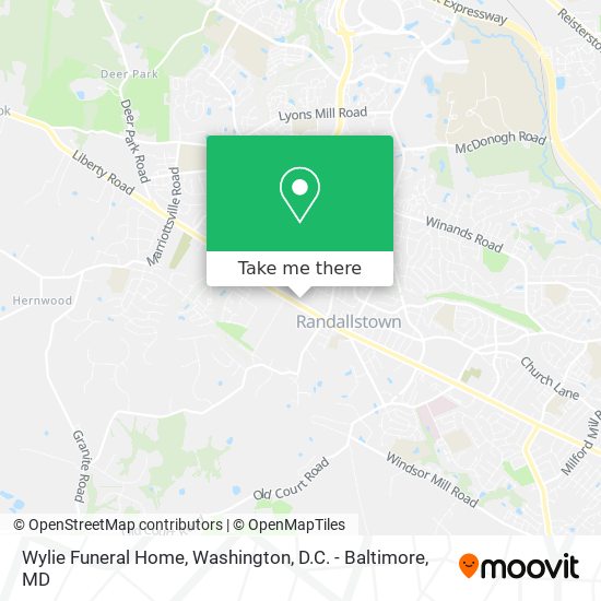 Mapa de Wylie Funeral Home