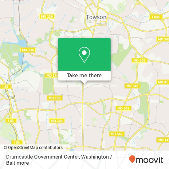 Drumcastle Government Center map