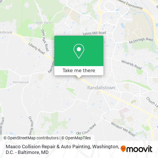 Maaco Collision Repair & Auto Painting map