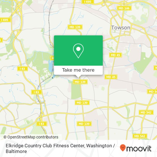 Mapa de Elkridge Country Club Fitness Center