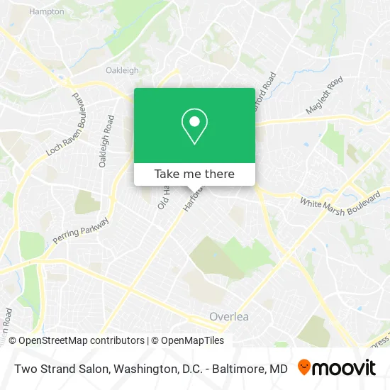 Two Strand Salon map