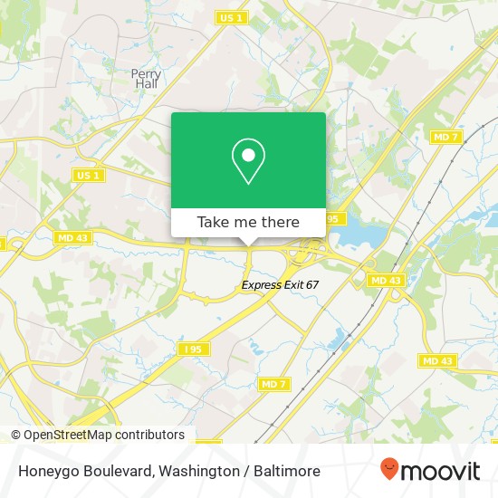 Honeygo Boulevard map