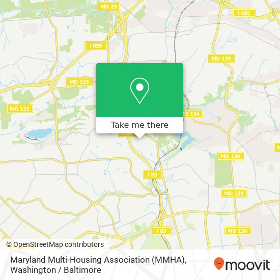 Maryland Multi-Housing Association (MMHA) map
