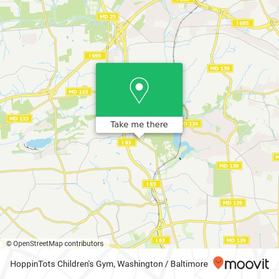 Mapa de HoppinTots Children's Gym