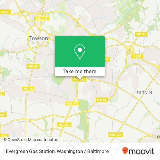 Evergreen Gas Station map