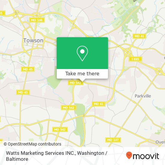 Mapa de Watts Marketing Services INC.