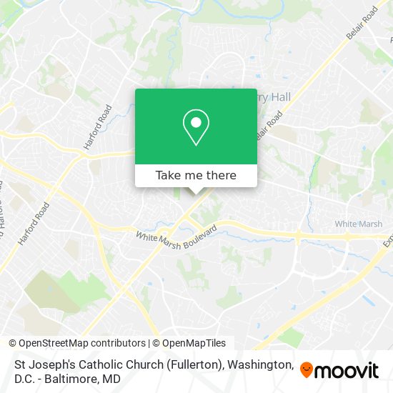 Mapa de St Joseph's Catholic Church (Fullerton)